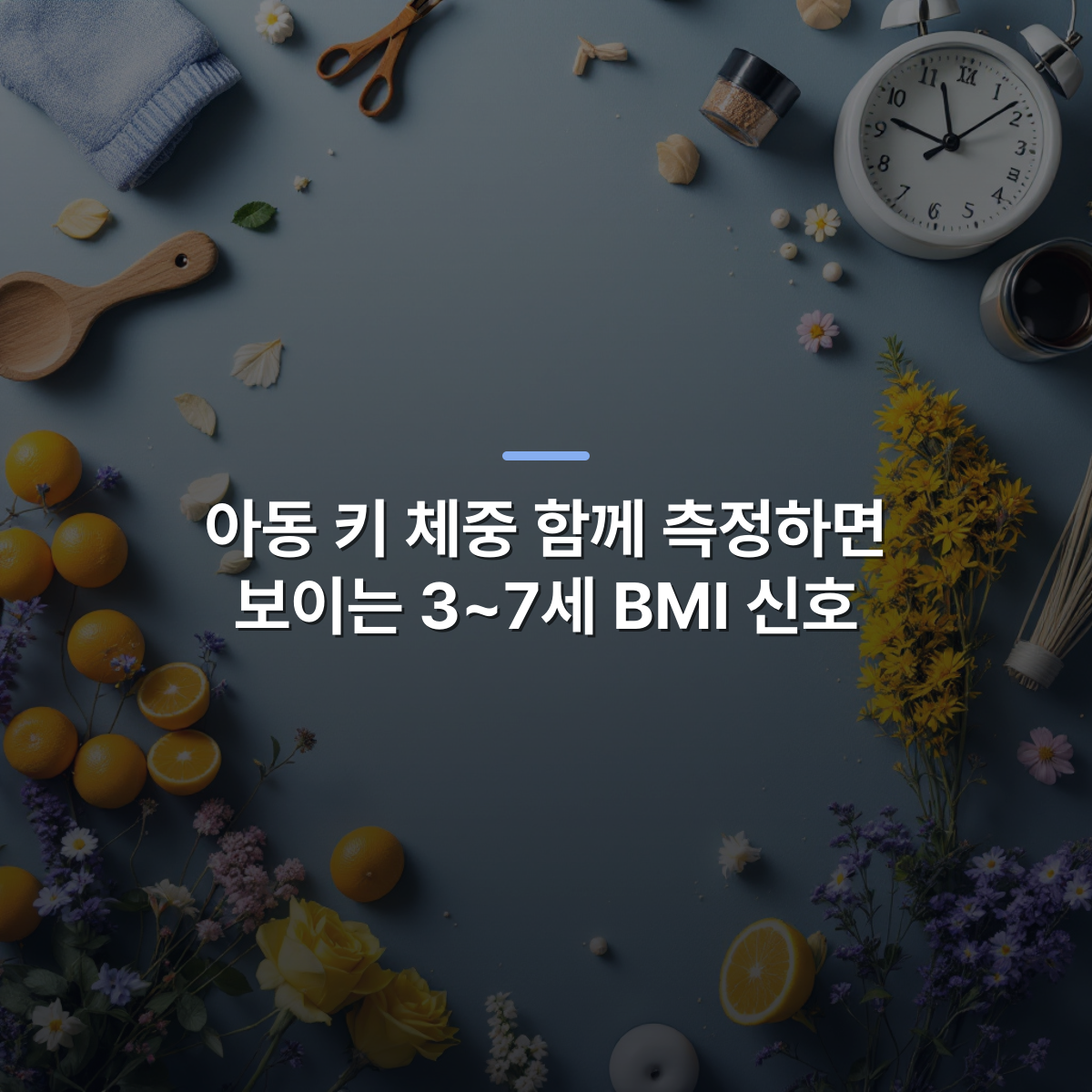아동 키 체중 함께 측정하면 보이는 3~7세 BMI 신호