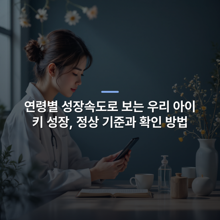 연령별 성장속도로 보는 우리 아이 키 성장, 정상 기준과 확인 방법